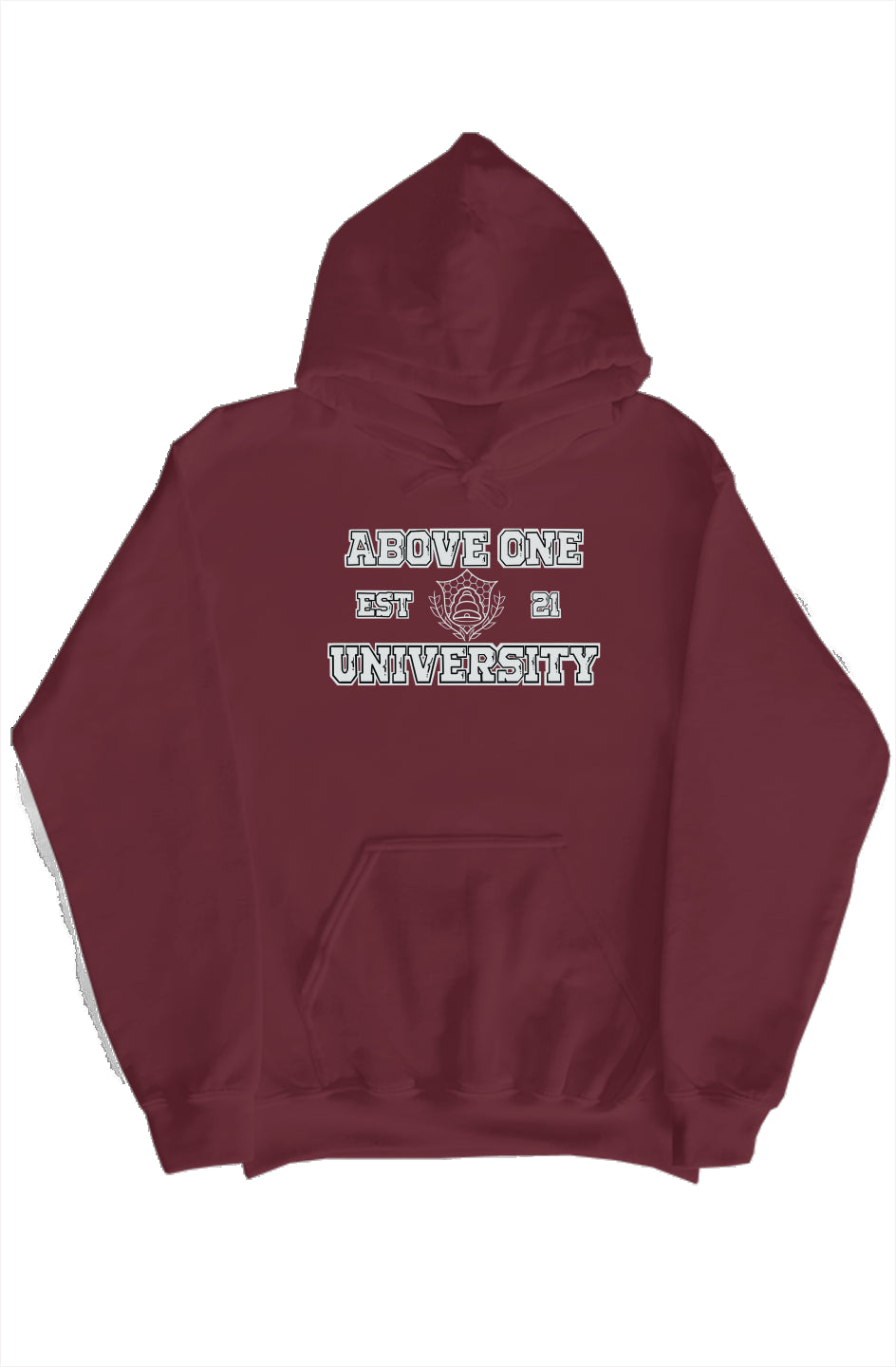 gildan pullover hoody garnet white